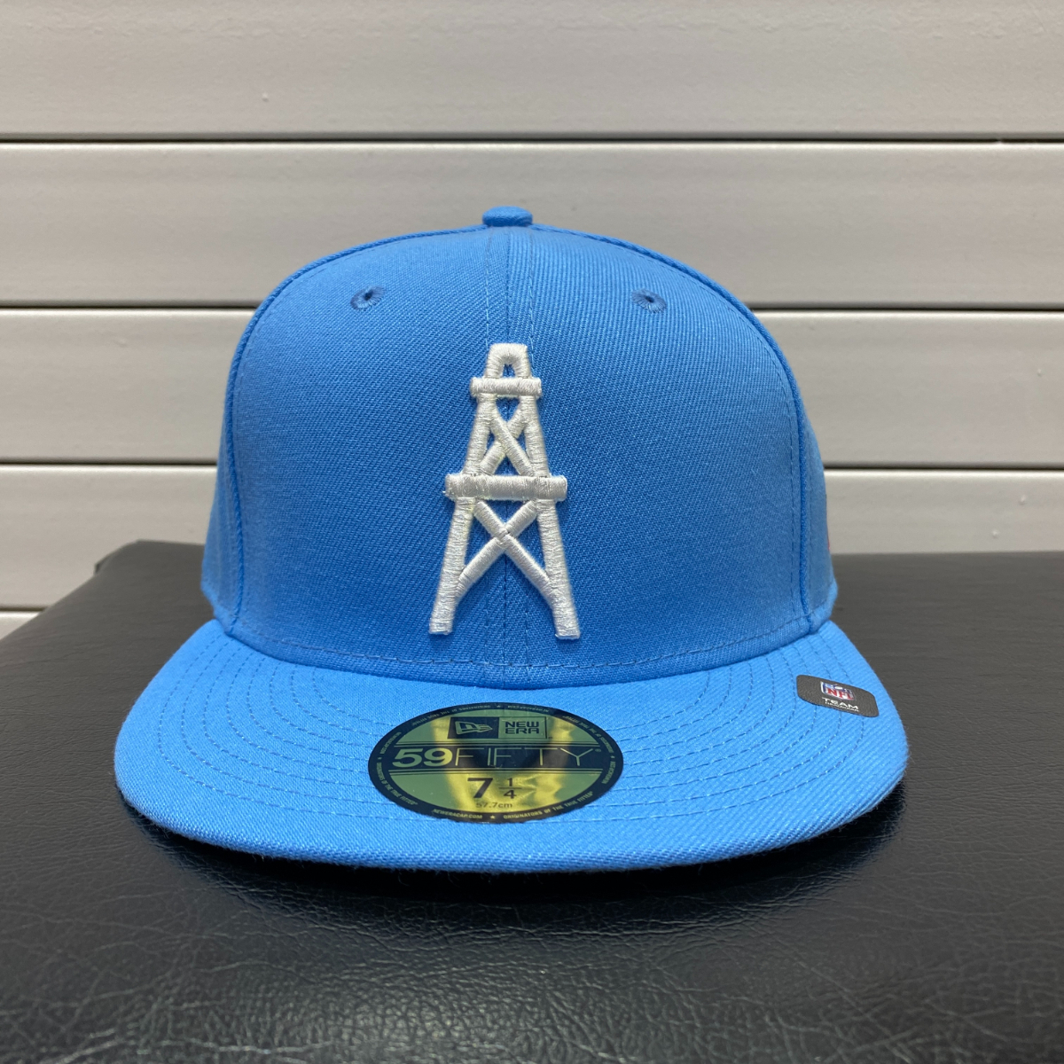 USA正規品 【8】NFL ニューエラ NEWERA ヒューストン オイラーズ Oilers タイタンズブルー 公式キャップ Tower タワー アメフト (34-1)