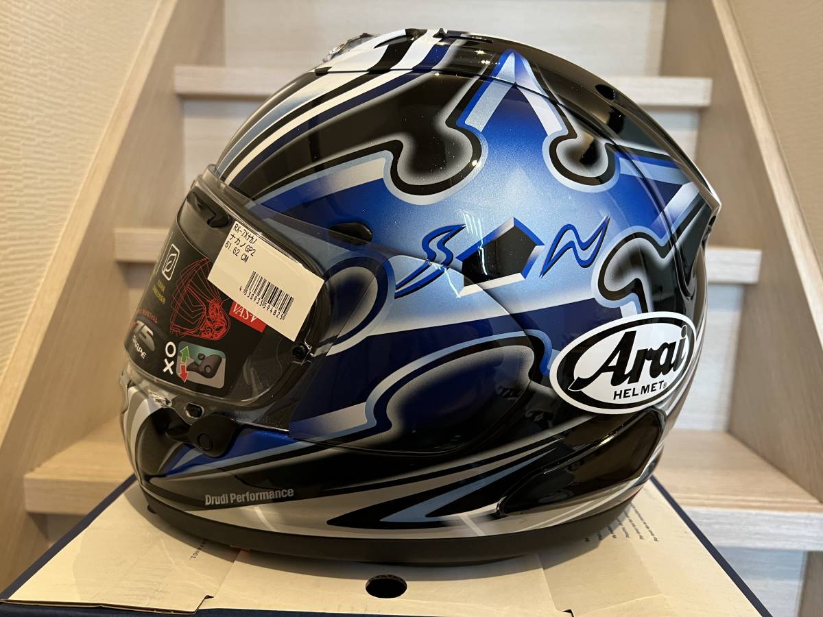 Arai アライ RX-7X NAKANO 中野 ナカノ GP2 ヘルメット 61-62cm Arai アライ RX-7X NAKANO 中野 ナカノ GP2 ヘルメット 61-62cm