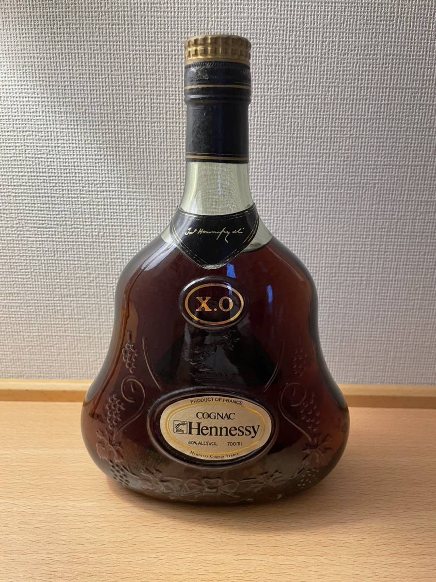 1円 益 ブランデー ヘネシー XO 金キャップ グリーン 700ml 40% 古酒