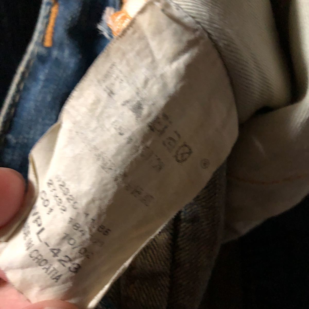 クロアチア製LEVI'S REDリーバイスレッド07F S03 メキシカン クロアチア製LEVI'S REDリーバイスレッド07F S03 メキシカン