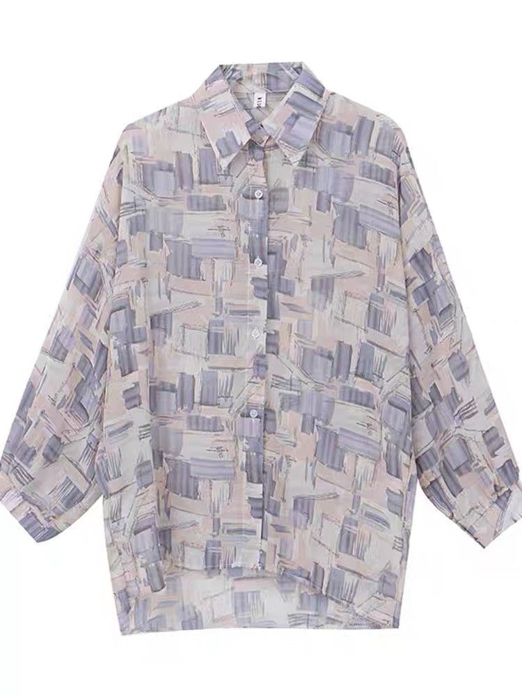 ◆2番◆即購入可  大人気シャツ   ファション チェック シャツ 長袖 レディース フリーサイズ ゆったり 体型カバー 韓国