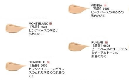 NARS★ナチュラルラディアント ロングウェアファンデーション 6601 6605 6606 6608 4色サンプル_画像2