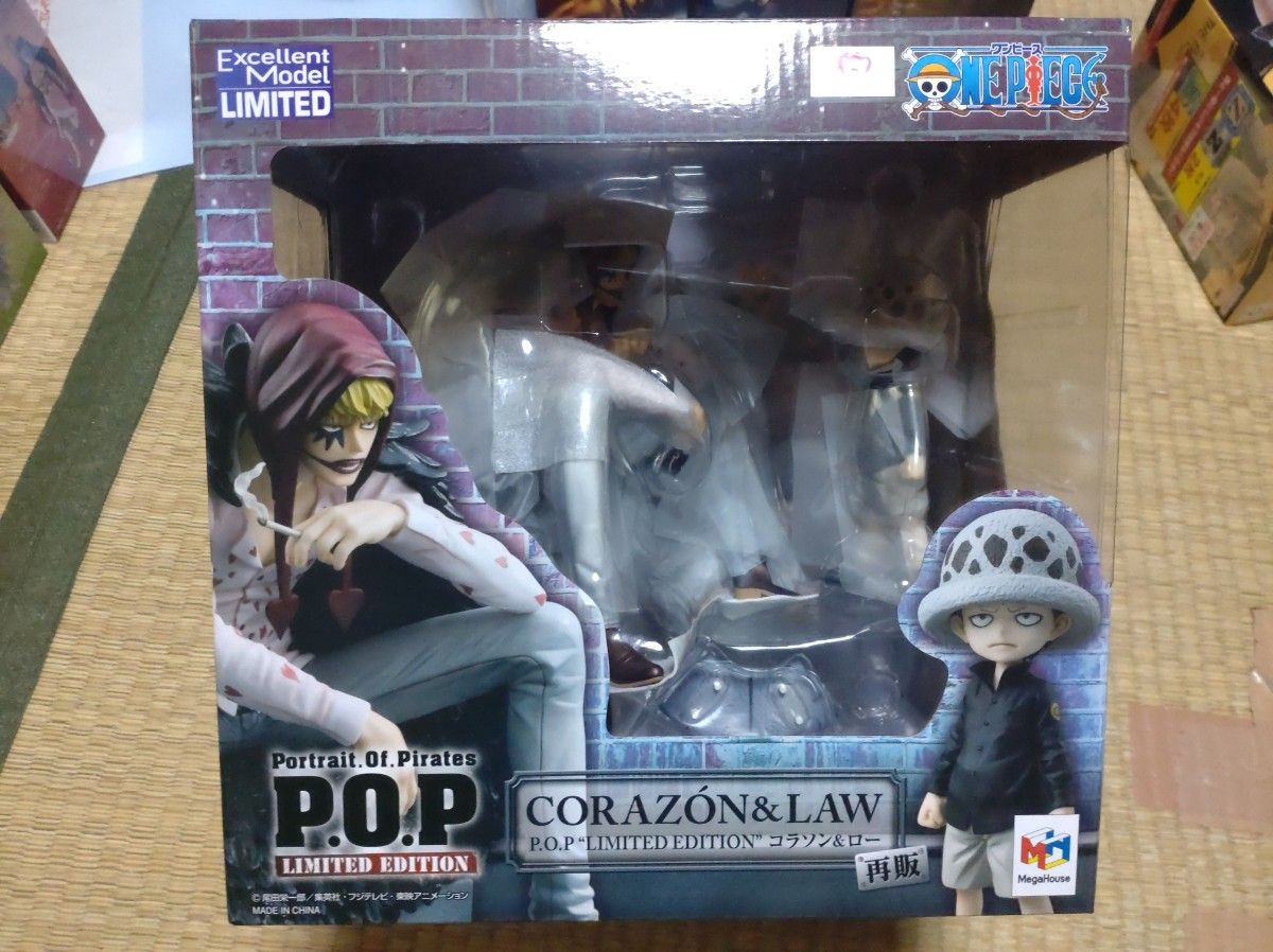ONE PIECE ワンピースフィギュア コラソン&ロー POP LIMITED EDITION