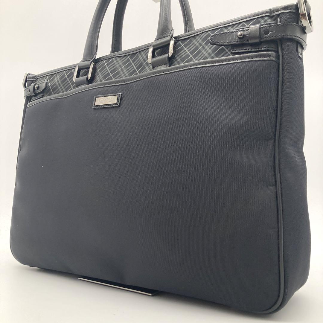 極美品】バーバリーブラックレーベル ビジネスバッグ ノバチェック