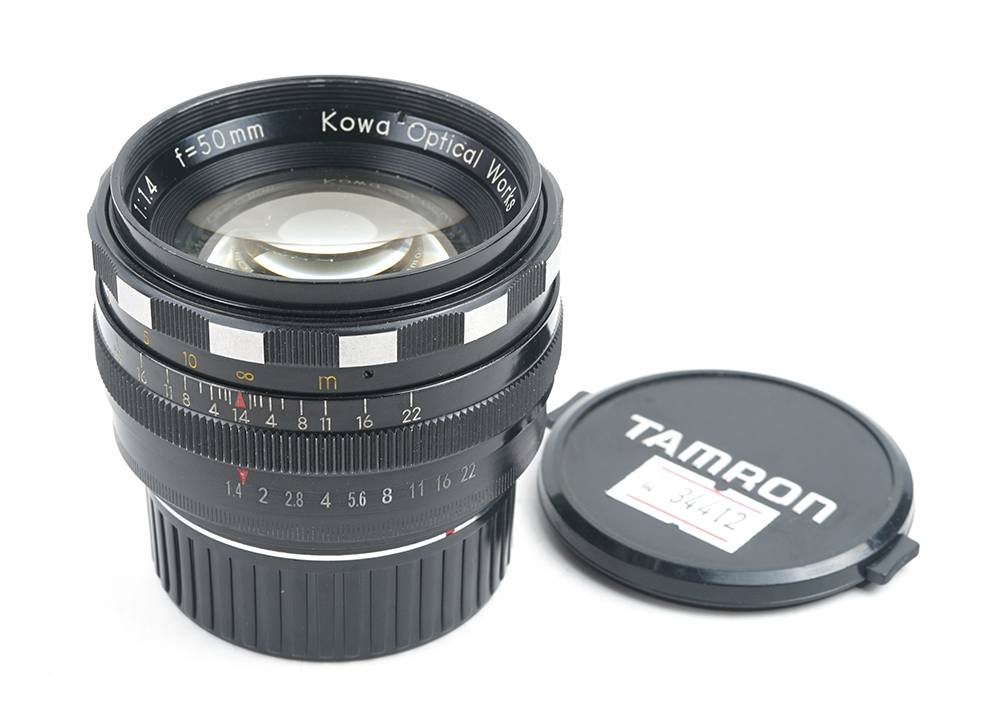 【美品】kowa prominar 50mm f1.4 ライカMマウント改造 距離系運動 レンズ