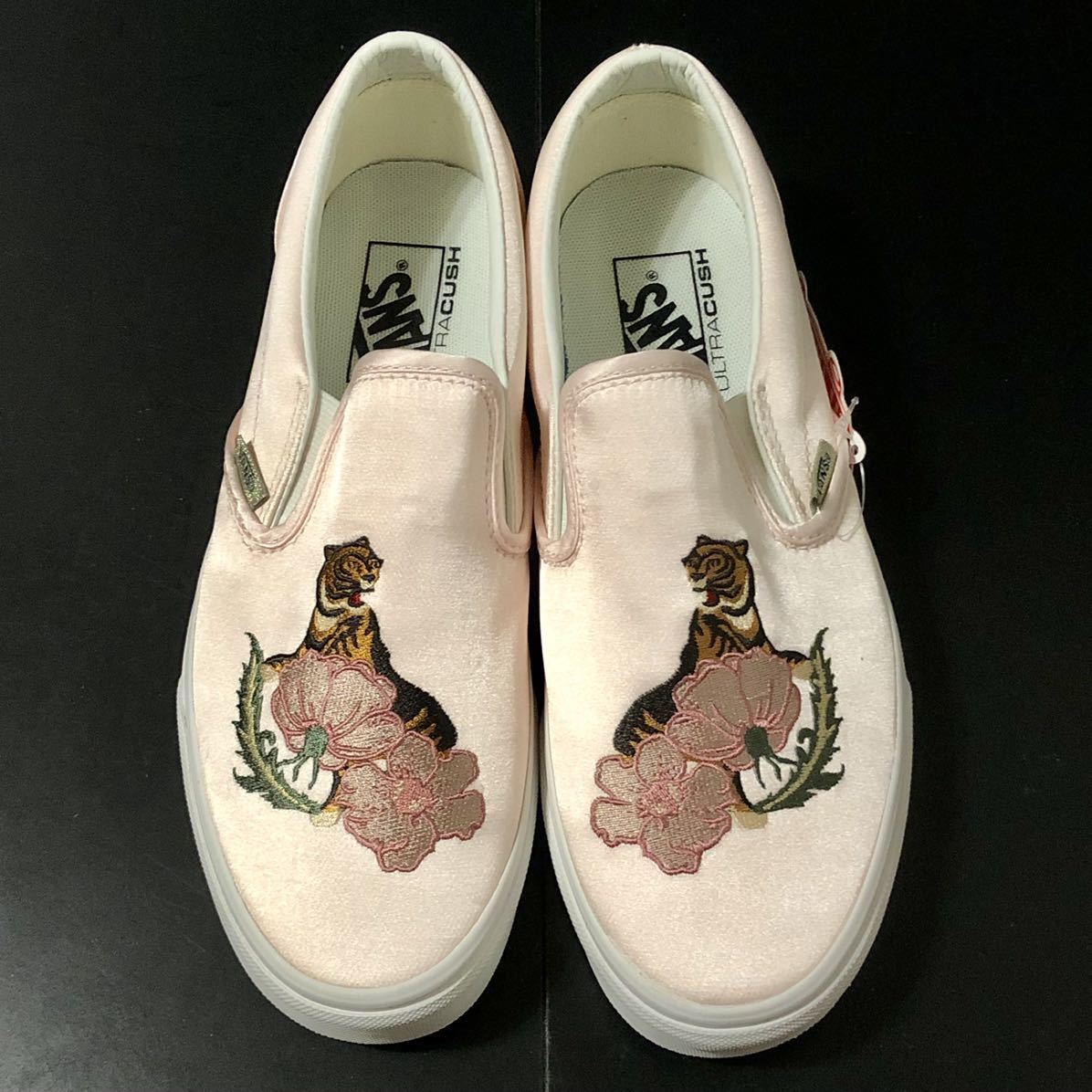 虎 ハイビスカス 限定 完売 VANS スリッポン California 虎 ハイビスカス 限定 完売 VANS スリッポン California