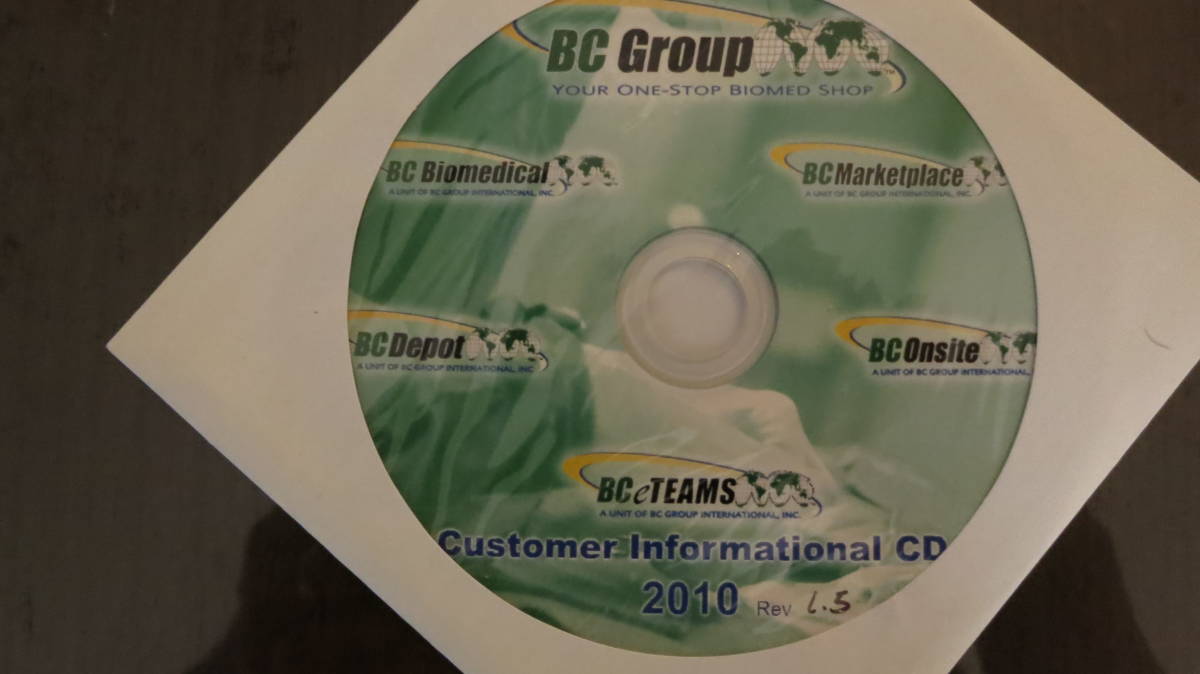 CD-ROM BC Group　Customer Informational CD_画像1