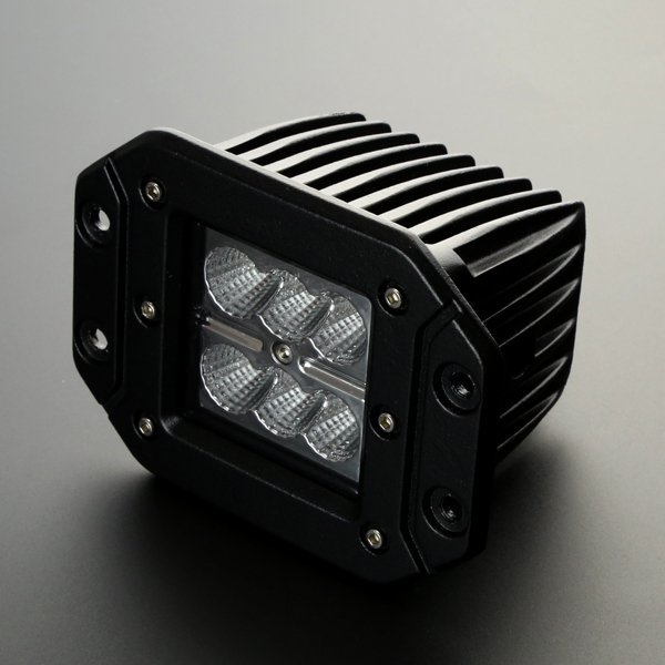 LED 埋め込み専用ライト Flush Pod バンパーやグリルに穴開け取付 18W CREE XB-D バックランプ フォグランプ 作業灯 補助灯 12V/24V P-497_画像7