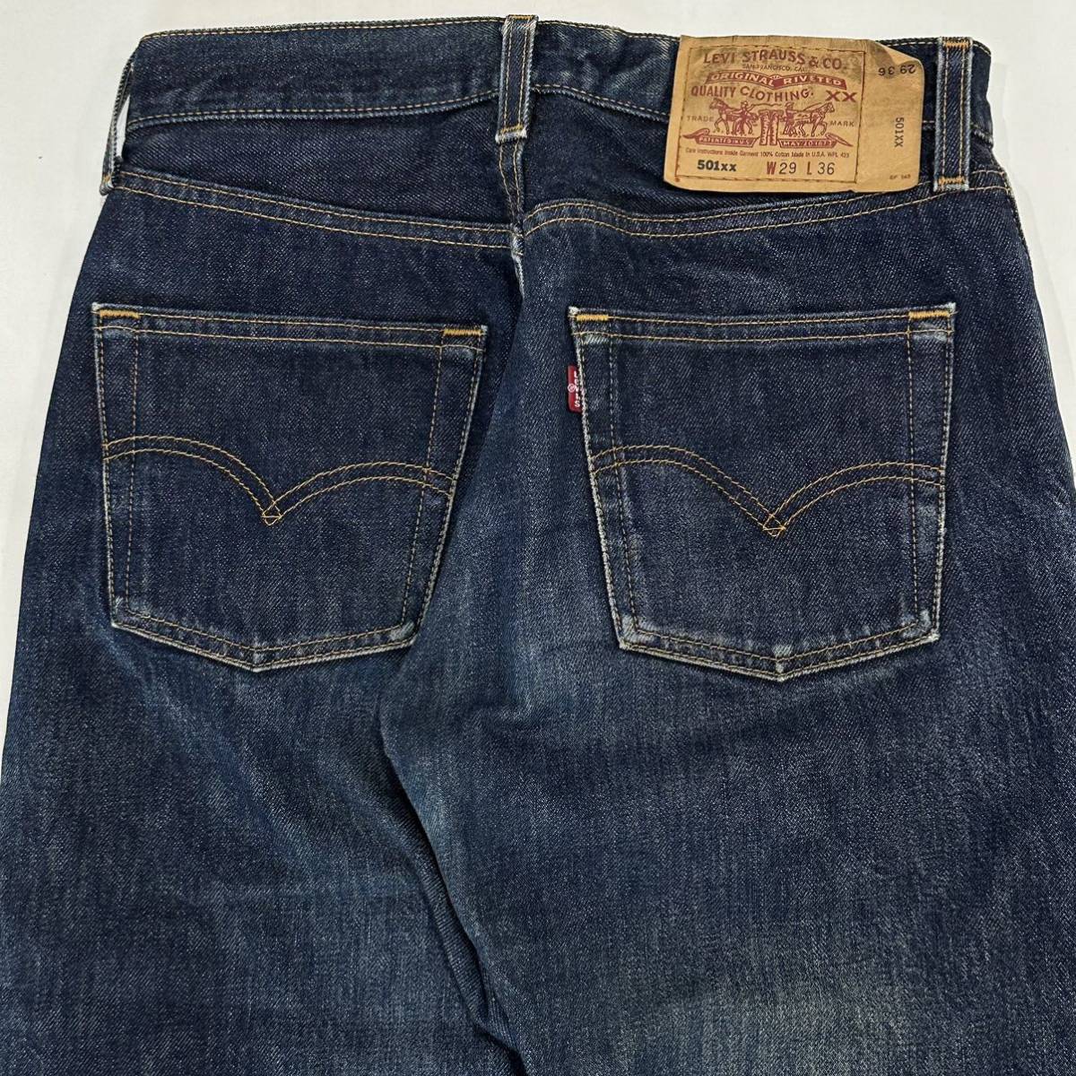 USA 00年製 Levi's リーバイス W29 L39ボタン刻印553 米国製 アメカジ ビンテージ ジーンズ デニム_画像5