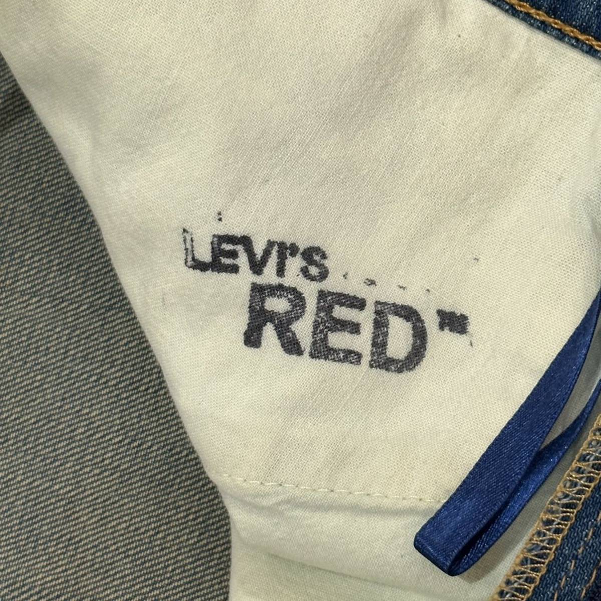 チュニジア製 Levi's RED 立体裁断 デニムパンツ 32×32 ジッパーフライ リーバイスレッド 廃盤品_画像5