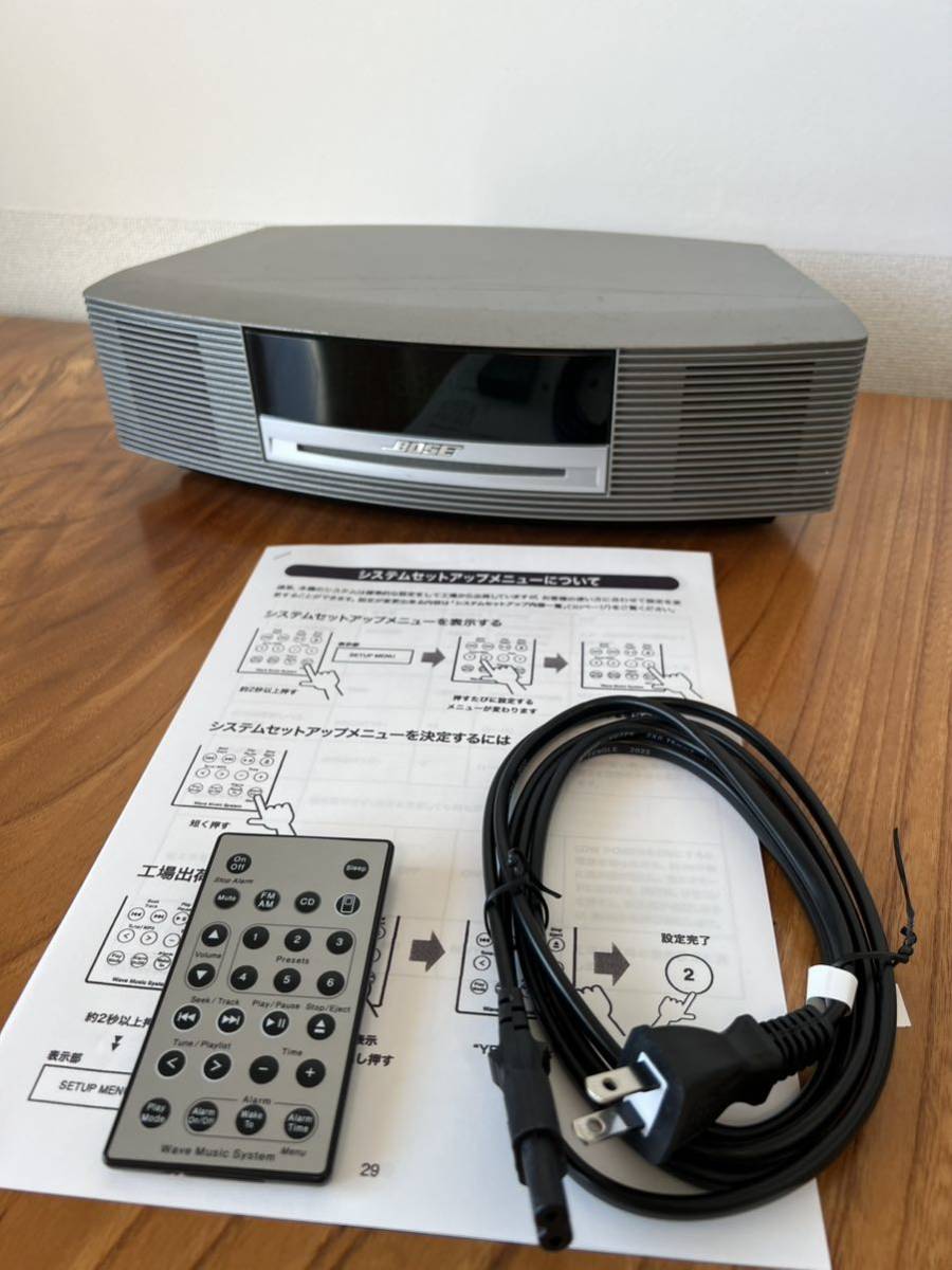 即決: BOSE ボーズ パーソナルオーディオシステム CDプレーヤー Wave