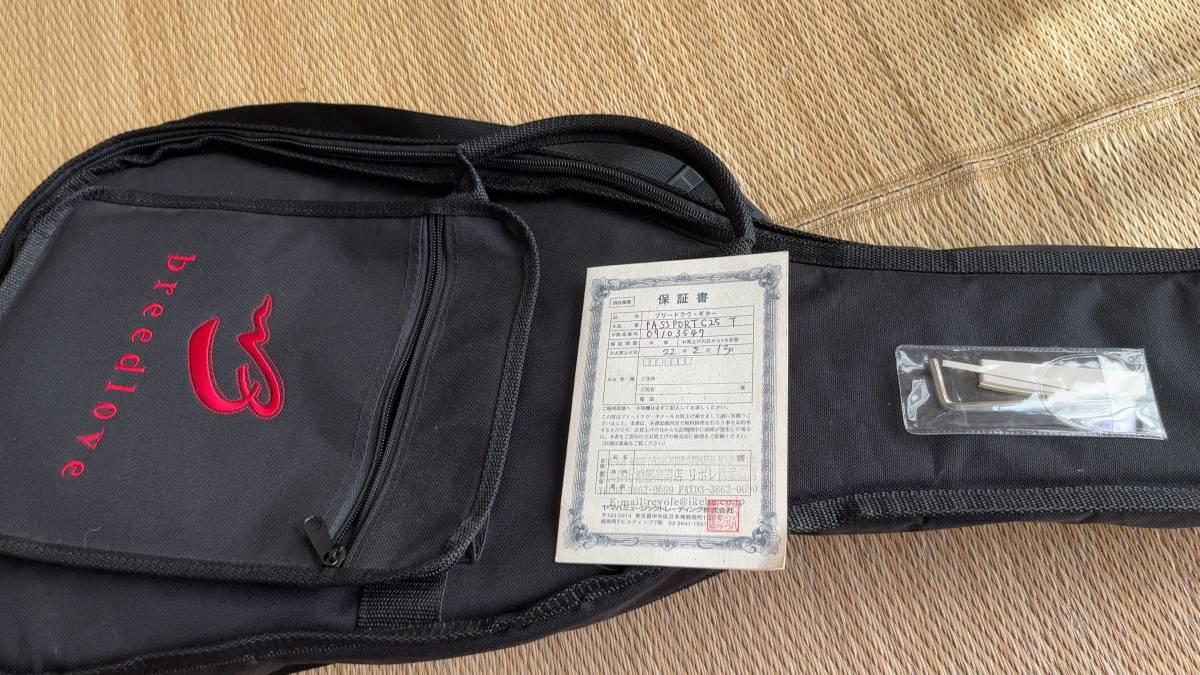 Breedlove Passport C250/CM T シダー単板トップ トラベルギター／ミニ ...