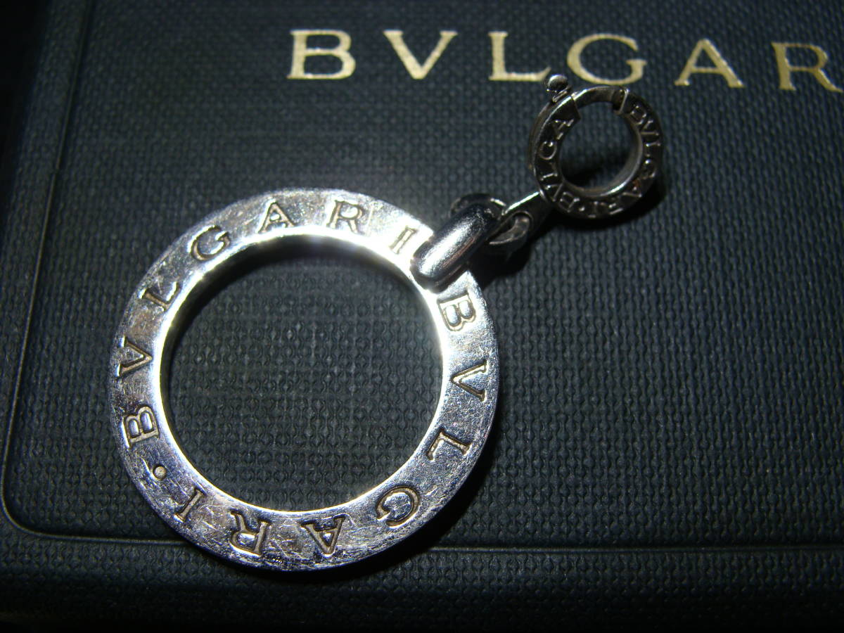 BVLGARI ブルガリ ◇ BB ブルガリ シルバー 925 製 リング ペンダント チャーム トップ ◇ クリップ_画像1