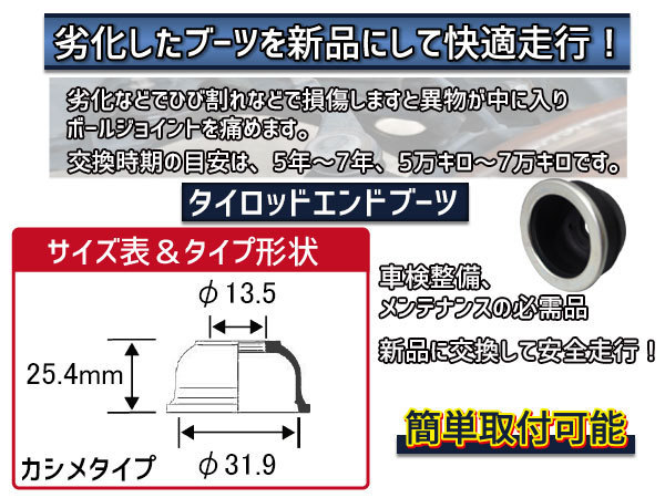 ■NT100クリッパー U71T UT71TP U72T タイロッドエンドブーツ ロアボールブーツ 4個セット 大野ゴム 送料無料_画像2