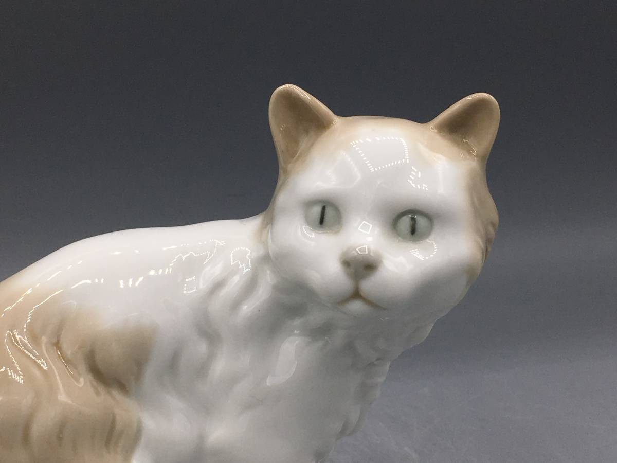 リヤドロ LLADRO ナオ 陶器人形 猫 フィギュリン スペイン製 陶器 置物 リアドロ オブジェ_画像2