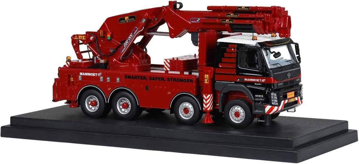 新品 IMC MODELS 1/50 Mammoet マムート Volvo ボルボ FMX 8x4 with ERKIN ER-200.000 L-6+1 crane クレーン 重機 / 建機 410280_画像2