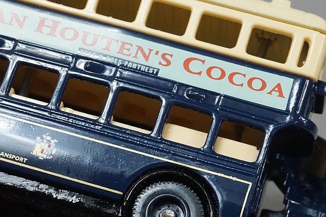 DAYS GONE AEC Regent Double Deck Bus 二階建てバス 1932 Van Houtens Cocoa 全長約8cm 15030_画像4