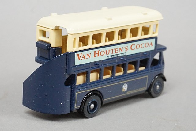 DAYS GONE AEC Regent Double Deck Bus 二階建てバス 1932 Van Houtens Cocoa 全長約8cm 15030_画像3