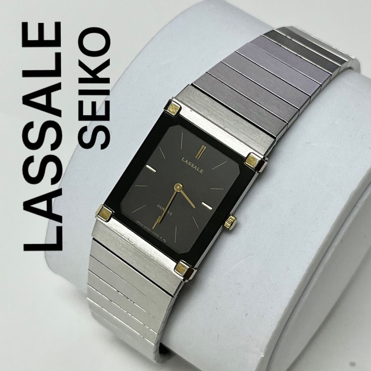 稼働　SEIKO ラサール　極薄ケース　腕時計　レディース　80年代　 セイコー クォーツ　高級　腕時計