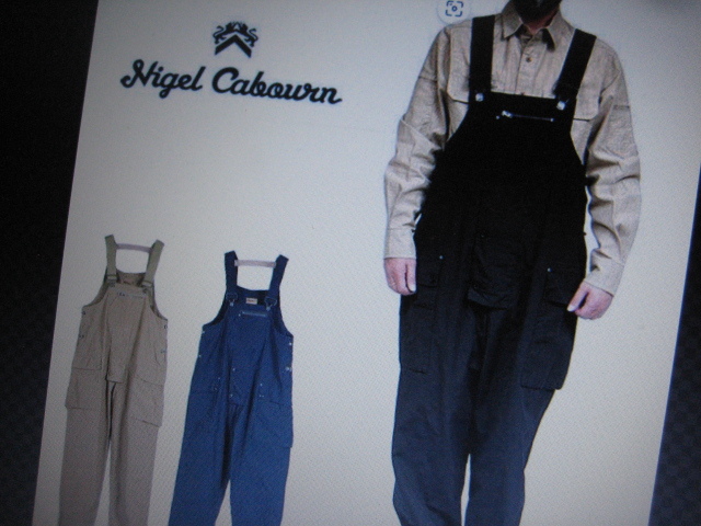 Nigel Cabourn LYBRO オーバーオール ブラック サイズ52 黒
