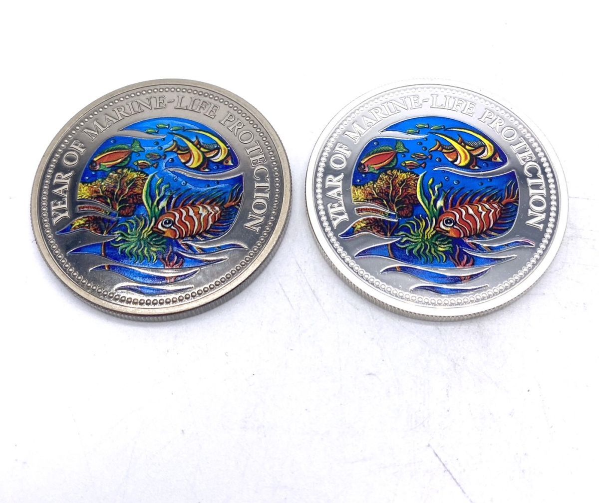 パラオ記念コイン1999年 20$ - アンティーク/コレクション