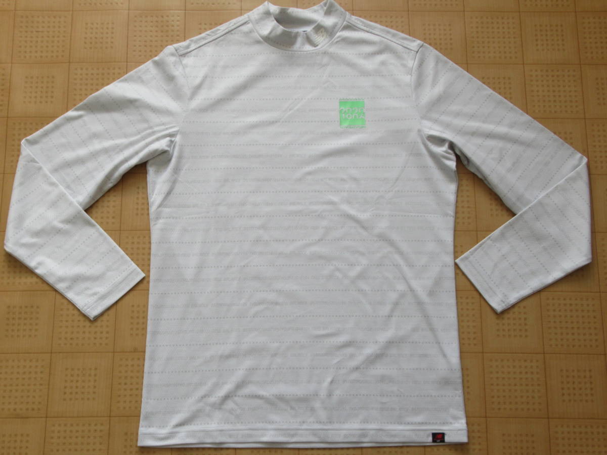 おすすめ ホワイト メンズ長袖モックネックシャツ GOLF Balance New