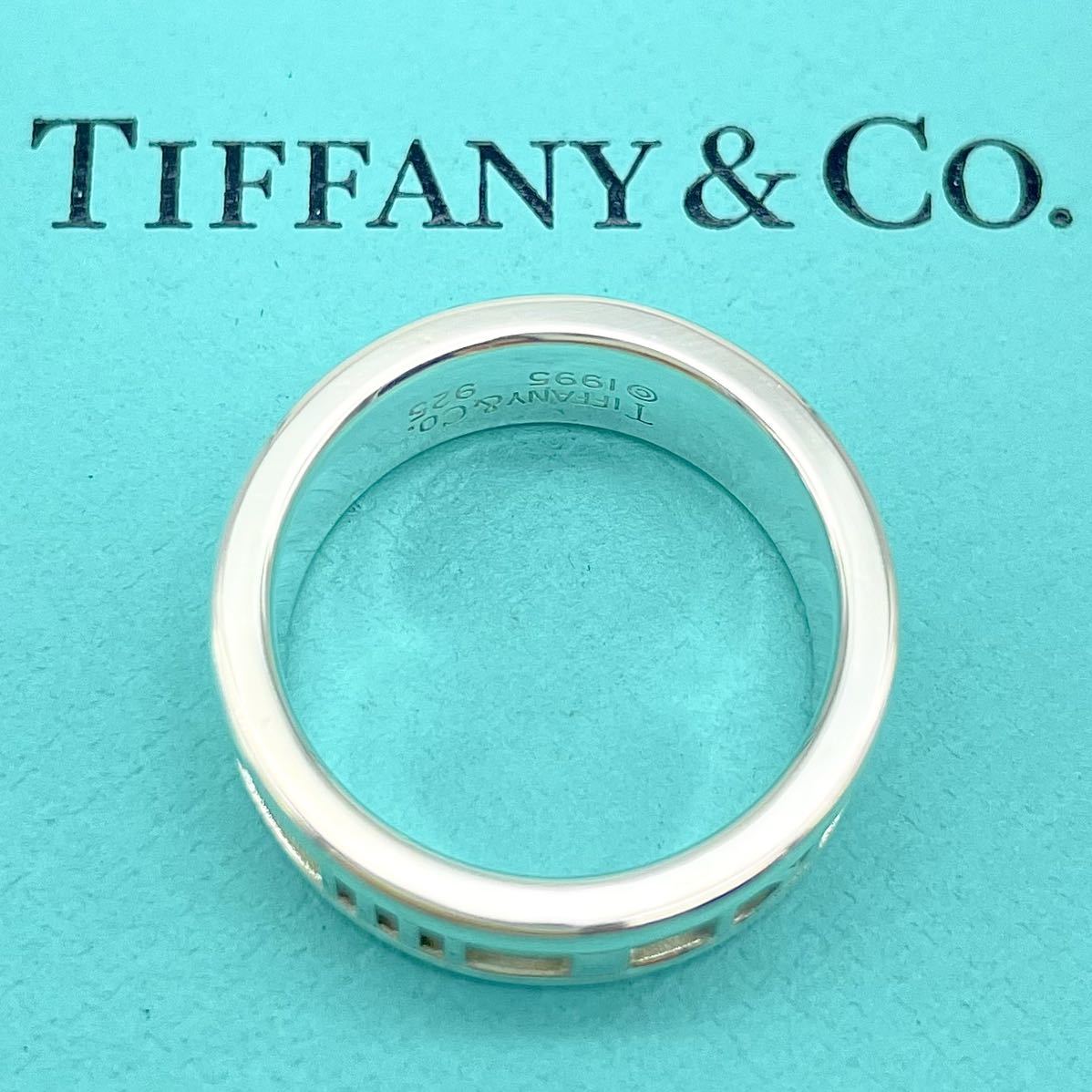 【廃盤】ティファニー TIFFANY&Co. アトラス シルバー リング ヴィンテージ オールド925 指輪 8.5号