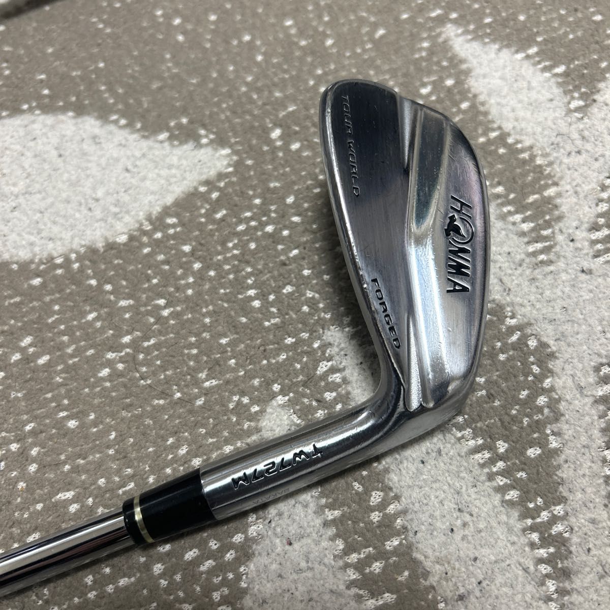 ブルー×レッド 本間ゴルフ TW727M アイアンセット 8本セット DGx100