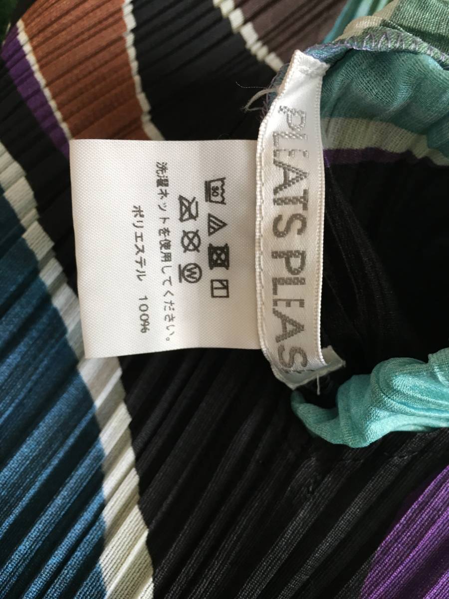 即決 美品 PLEATS PLEASEプリーツプリーズ プリーツ 柄 ワンピース5