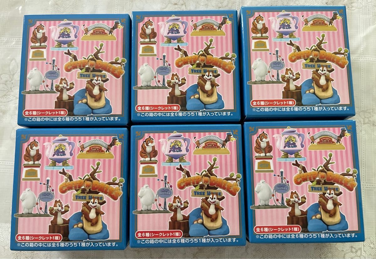 ディズニーリゾート限定 ミニチュアフィギュア 6個セット ディズニーリゾート限定 ミニチュアフィギュア 6個セット