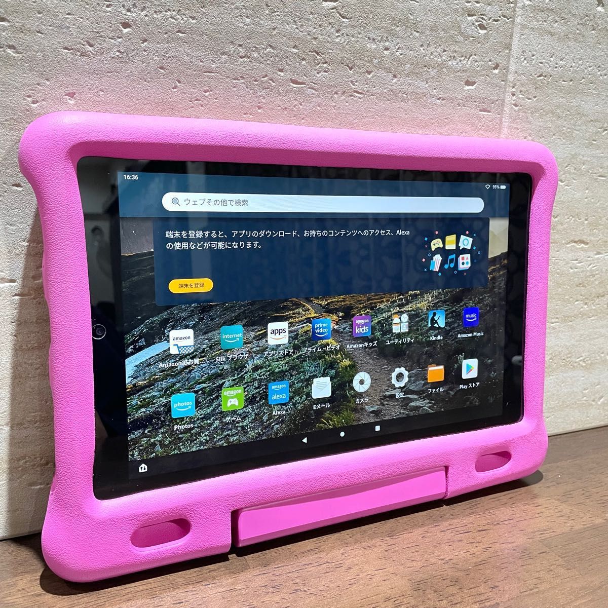 Amazon fire HD 10 ブラック 第9世代 2019年モデル ピンク キッズ