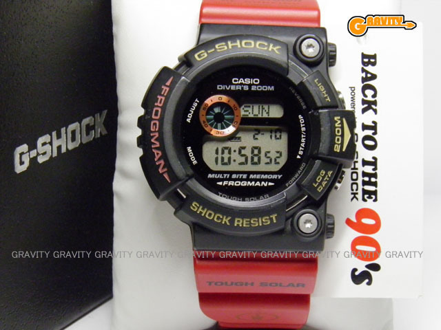 G-SHOCK買取のGRAVITY 高知限定　GW-200TCBK9-4JR　BACK TO THE 90s FROGMAN（フロッグマン）GW-200TC CASIO/G-SHOCK