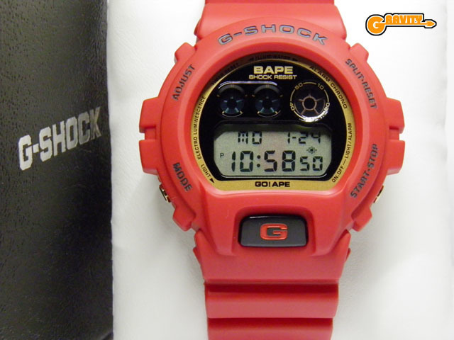 カシオ　G-SHOCK GW6900ラバコレのベゼルとベルト受け