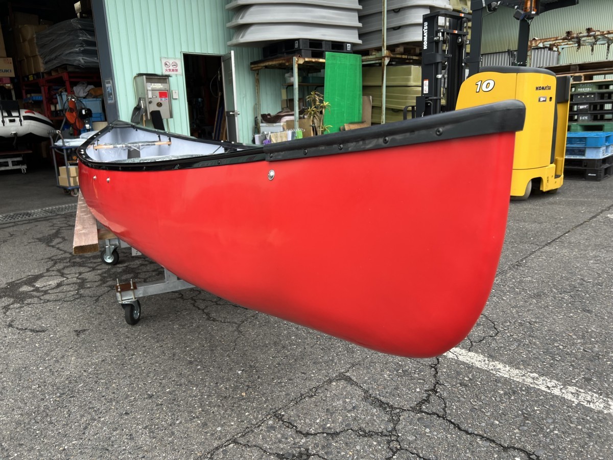  new goods unused / stock only /4.8m Canadian canoe /.. road .. higashi Inter, receipt correspondence 