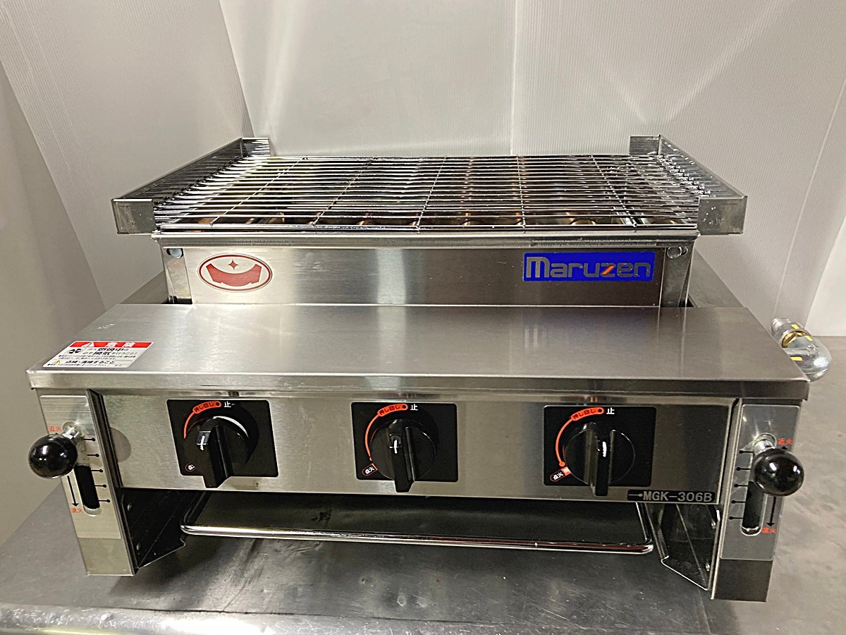 ヤフオク! - マルゼン 2022年製 下火式焼き物器(熱板タイプ ヤフオク! - マルゼン 2022年製 下火式焼き物器(熱板タイプ