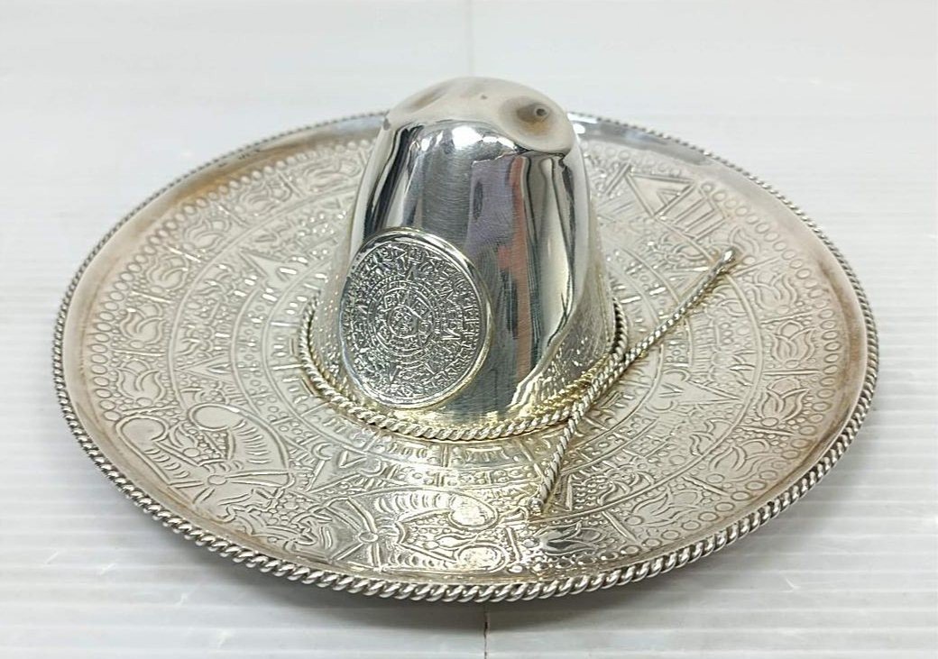 ビンテージ 純銀製 メキシコ ソンブレロハット STER LING 925