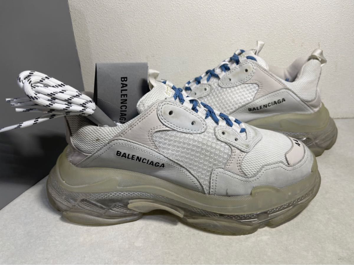 BalenciagaトリプルS ホワイト　44 