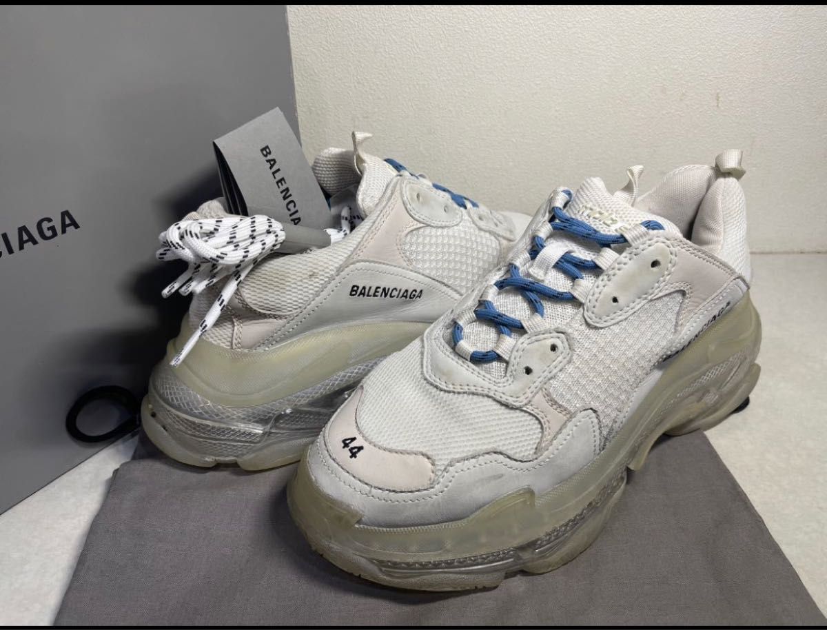 BalenciagaトリプルS ホワイト　44 