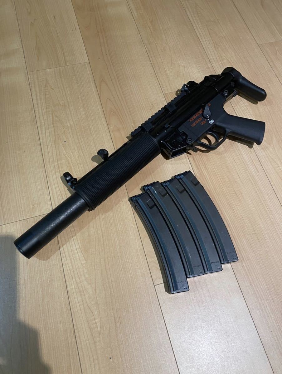 東京マルイ 次世代電動ガン MP5 SD6 セット マガジン4本 ロング