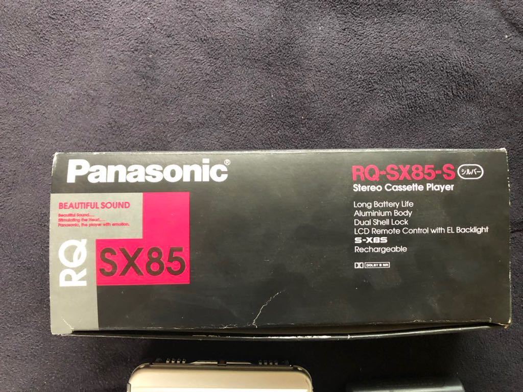 豪奢な 送料無料 込Panasonic カセットプレイヤー 箱付き レトロ