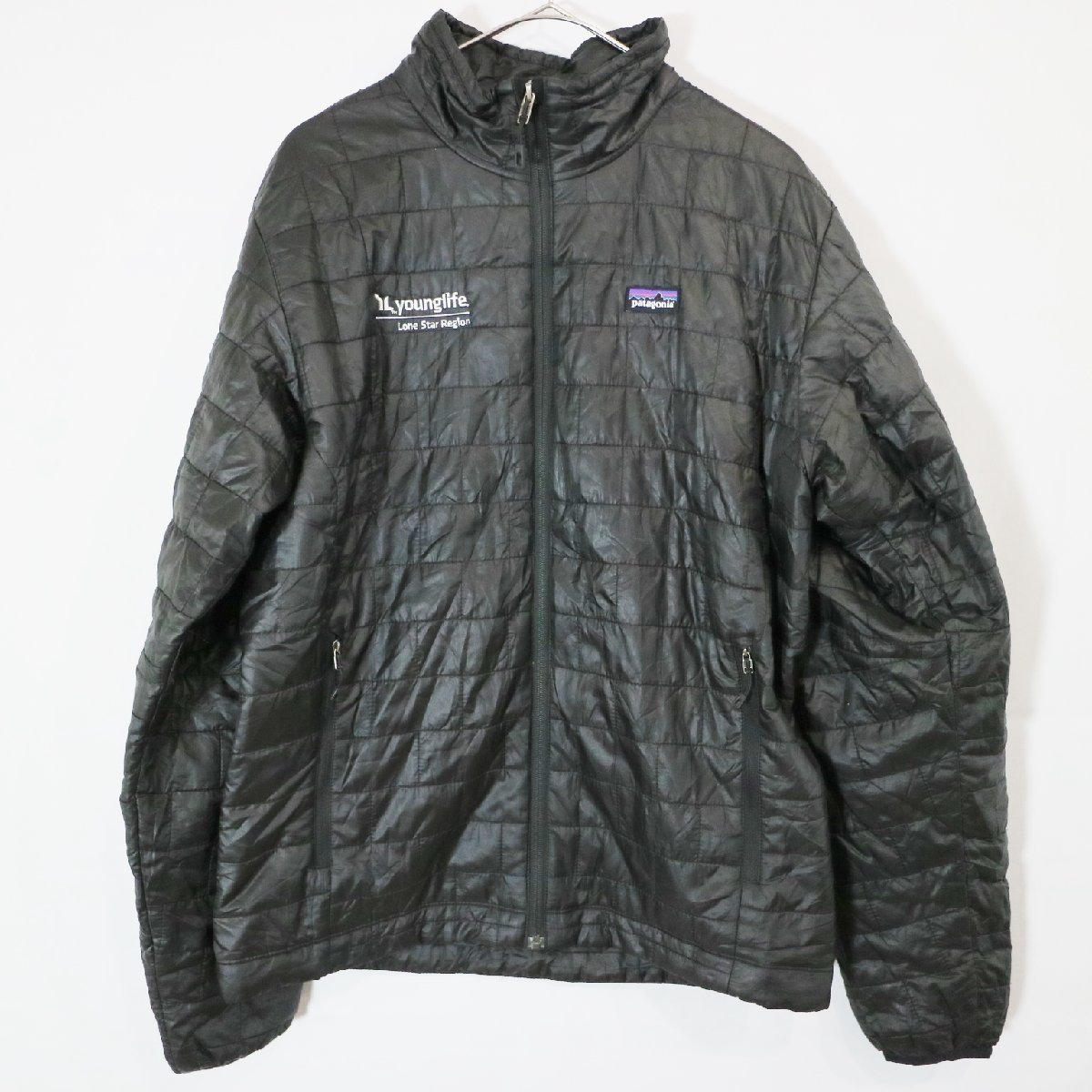 patagonia パタゴニア メンズロンT S 黒 キャンプ アウトドア