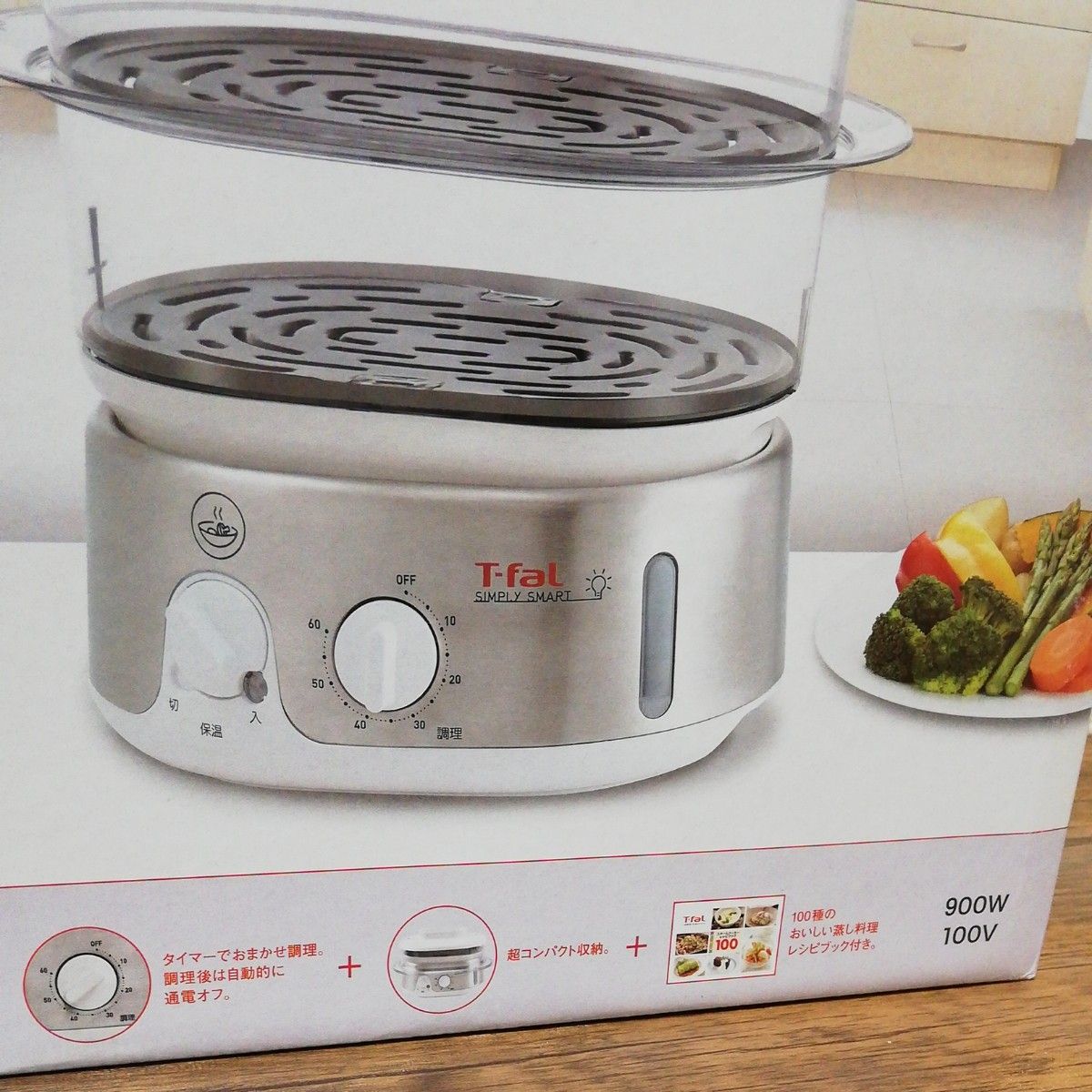 T-fal ティファール 電気蒸し器 スチームクッカー シンプリー T-fal ティファール 電気蒸し器 スチームクッカー シンプリー