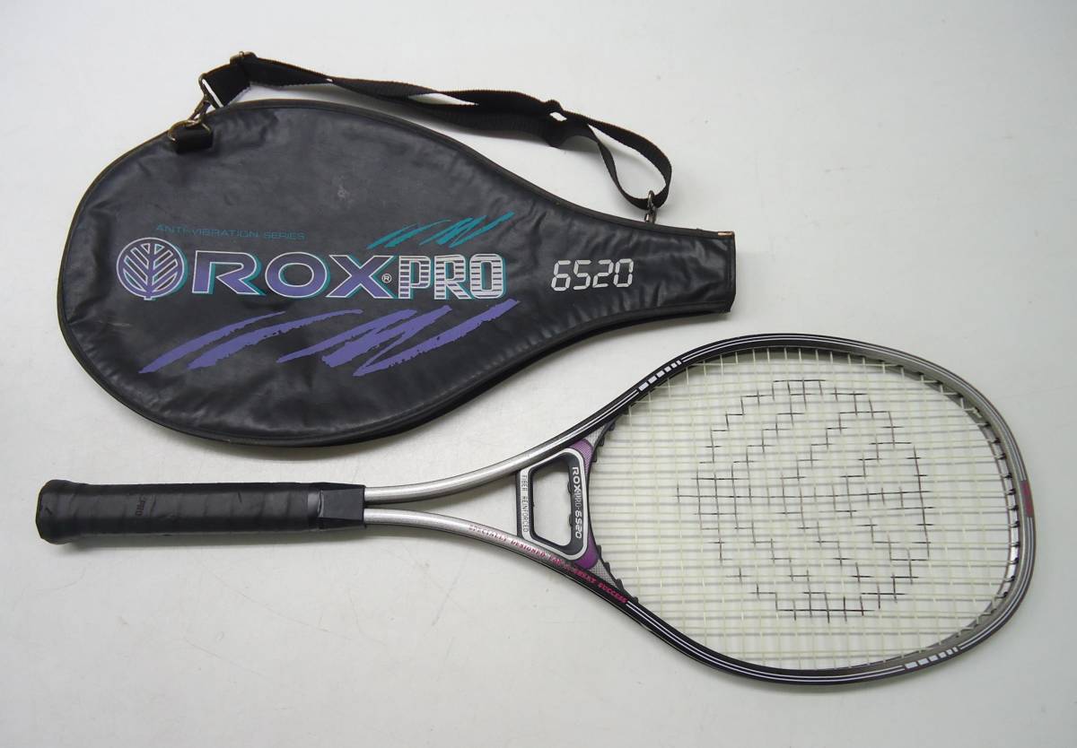 即決【ROX】硬式テニスラケット ROX PR-6520★L2 ： L4　1/40_画像1