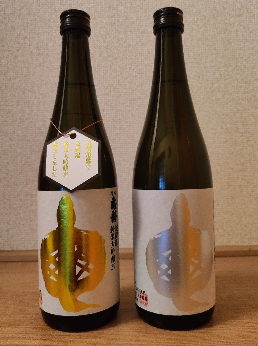 信州亀齢 純米大吟醸39 金亀銀亀フルセット各720ml|Yahoo 信州亀齢 純米大吟醸39 金亀銀亀フルセット各720ml|Yahoo