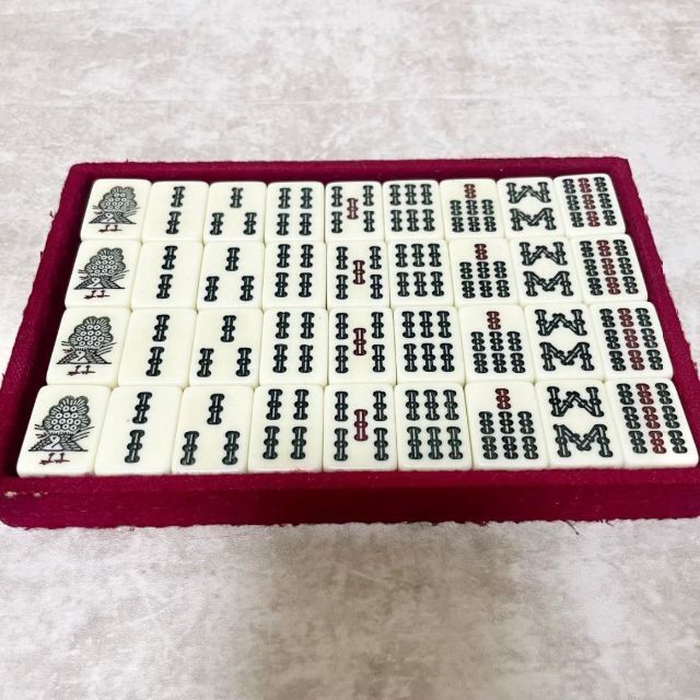 希少品 任天堂 役満 金牌 関東書体 麻雀セット マージャン 昭和年代物