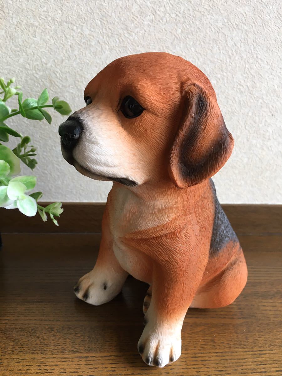 リアルでかわいい犬の置物♪ビーグル　Cute　Puppy_画像3