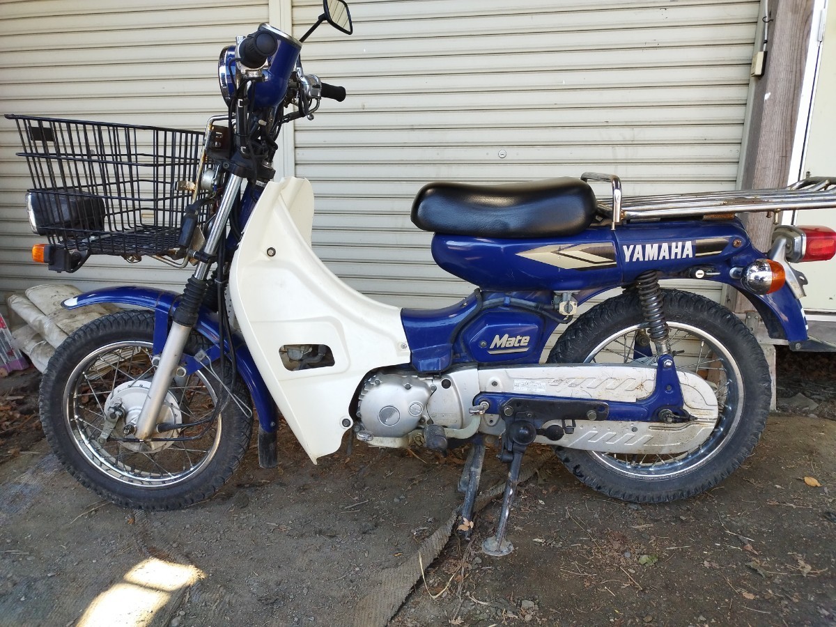 即納お買い得 ヤマハ メイト90 新聞配達実働車 オートバイ車体 FONDOBLAKA