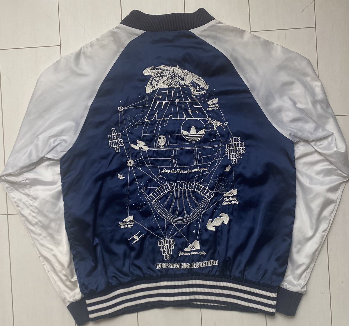 送料無料ADIDAS ORIGINALS STAR WARS SATIN JACKET アディダス 送料無料ADIDAS ORIGINALS STAR WARS SATIN JACKET アディダス
