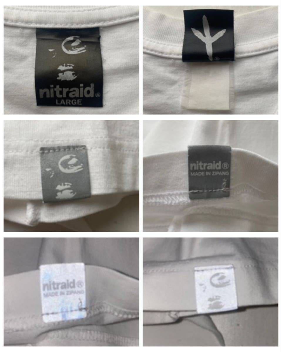  бесплатная доставка nitraid REAL WEED RW ARCH LOGO TEE Nitraid настоящий we дверь chi Logo футболка nitrow nitroni Toro white белый 