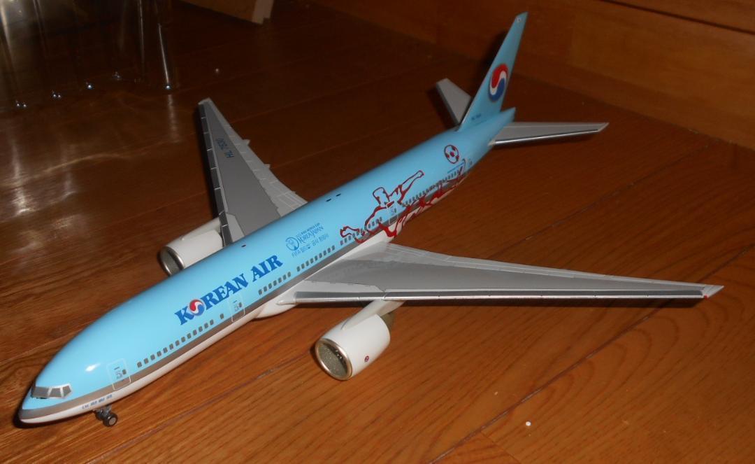 herpa 1/200 KOREAN AIR B-777 WORLD CUP. .Yahoo Japan Auction